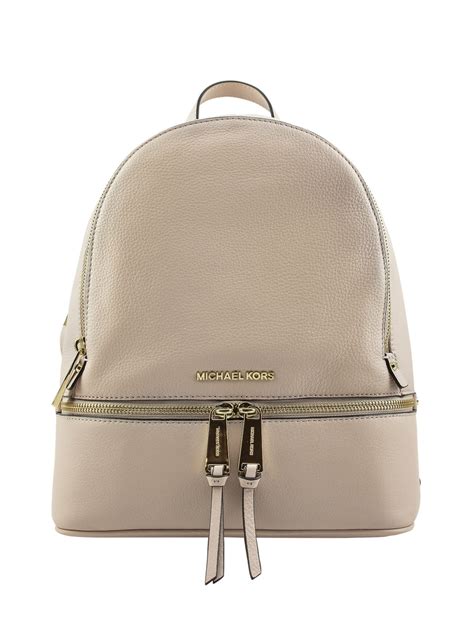 michael kors white backpack purse|michael kors rucksack beige.